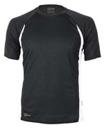 CONA SPORTS Racer Tech Tee mit Raglan-Ärmeln – Black/White