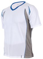 CONA SPORTS Club Tech Funktions-Shirt mit V-Ausschnitt, White/Black XS, CN120 – Bild 5