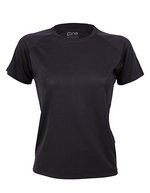 CONA SPORTS Ladies´ Rainbow Tech Tee Anthracite XS (CN130) – Anthracite