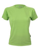 CONA SPORTS Ladies´ Rainbow Tech Tee Anthracite XS (CN130) – Apple Green