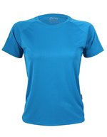CONA SPORTS Ladies´ Rainbow Tech Tee Anthracite XS (CN130) – Azure Blue