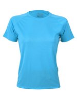 CONA SPORTS Ladies´ Rainbow Tech Tee Anthracite XS (CN130), CN130 – Clear Blue