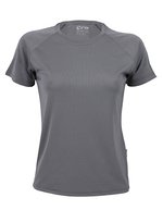 CONA SPORTS Ladies´ Rainbow Tech Tee Anthracite XS (CN130), CN130 – Cool Grey