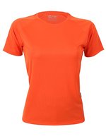 CONA SPORTS Ladies´ Rainbow Tech Tee Anthracite XS (CN130), CN130 – Orange