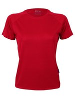 CONA SPORTS Ladies´ Rainbow Tech Tee Anthracite XS (CN130), CN130 – Red