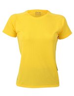 CONA SPORTS Ladies´ Rainbow Tech Tee Anthracite XS (CN130), CN130 – Sun Yellow