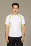 CONA SPORTS Pace Tech T-Shirt avec Mesh DRYPOWER, Anthracite/Azure Blue XS, CN140 – image 2