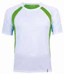 CONA SPORTS Pace Tech T-Shirt avec Mesh DRYPOWER, Anthracite/Azure Blue XS, CN140 – image 3