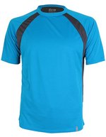 CONA SPORTS Pace Tech T-Shirt mit DRYPOWER-Mesh – Azure Blue/Anthracite