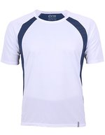 CONA SPORTS Pace Tech T-Shirt mit DRYPOWER-Mesh – White/Navy
