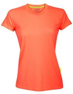 CONA SPORTS Evolution Tech Funktions-Shirt für Damen, Anthracite XS, CN170 – Neon Peach