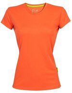 CONA SPORTS Evolution Tech Funktions-Shirt für Damen, Anthracite XS, CN170 – Orange