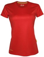 CONA SPORTS Evolution Tech Funktions-Shirt für Damen, Anthracite XS, CN170 – Red