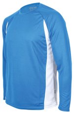 CONA SPORTS Racer Langarm Funktionsshirt Slim-Fit, Black/Neon Yellow XS, CN200 – Bild 5