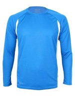 CONA SPORTS Racer Langarm Funktionsshirt Slim-Fit – Royal Blue/White