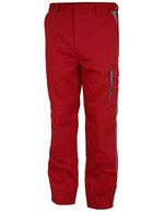 Carson Contrast Contrast Work Pants Black/Grey 25 (CR480) – Red/Grey