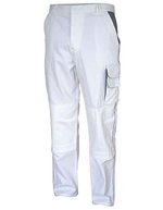 Carson Contrast Contrast Work Pants Black/Grey 25 (CR480), CR480 – Blanc/Gris