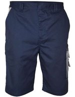 Carson Contrast Carson Arbeitsshorts mit Flexbund und Taschen – Deep Navy/Grey