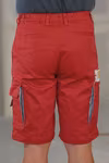 Carson Contrast Carson Work Shorts with Flex Waistband and Pockets, Black/Grey 48, CR481 – image 4