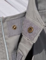 Carson Contrast Carson Kontrast Latzhose aus Baumwolle-Polyester, Black/Grey 25, CR483 – Bild 4