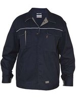 Carson Contrast Carson Kontrast Arbeitsjacke mit Reflektoren – Deep Navy/Grey