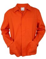 Carson Classic Workwear Klassische Long Work Jacket aus Baumwolle – Orange