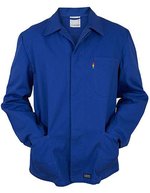Carson Classic Workwear Klassische Long Work Jacket aus Baumwolle – Royal