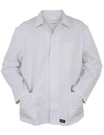 Carson Classic Workwear Klassische Long Work Jacket aus Baumwolle – White