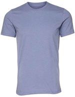 Canvas Körperbetontes Kurzarm-Jersey T-Shirt, Black XL, CV3001 – Lavender Blue