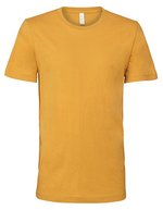 Canvas Körperbetontes Kurzarm-Jersey T-Shirt, Black XL, CV3001 – Senape