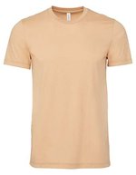 Canvas Körperbetontes Kurzarm-Jersey T-Shirt, Black XL, CV3001 – Sabbia Dune