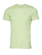 Canvas Körperbetontes Kurzarm-Jersey T-Shirt, Black XL, CV3001 – Primavera Verde