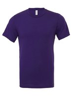 Canvas Körperbetontes Kurzarm-Jersey T-Shirt, Black XL, CV3001 – Team Viola