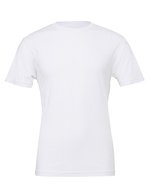 Canvas Körperbetontes Kurzarm-Jersey T-Shirt, Black XL, CV3001 – Bianco