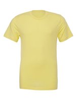 Canvas Körperbetontes Kurzarm-Jersey T-Shirt, Black XL, CV3001 – Giallo