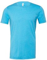 Canvas Heather CVC T-Shirt mit Seitennaht – Heather Aqua