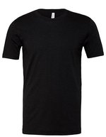 Canvas Heather CVC T-Shirt mit Seitennaht – Heather Black