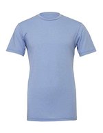 Canvas Heather CVC T-Shirt mit Seitennaht – Heather Blue