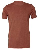 Canvas Heather CVC T-Shirt mit Seitennaht, Heather Maroon XL, CV3001CVC – Heather Clay