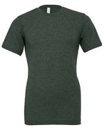 Canvas Heather CVC T-Shirt mit Seitennaht, Heather Maroon XL, CV3001CVC – Melange Foresta