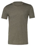Canvas Heather CVC T-Shirt mit Seitennaht – Heather Military Green