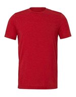 Canvas Heather CVC T-Shirt mit Seitennaht, Heather Maroon XL, CV3001CVC – Melange Rosso
