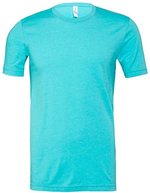 Canvas Heather CVC T-Shirt mit Seitennaht, Heather Maroon XL, CV3001CVC – Heather Sea Green