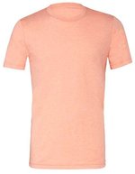 Canvas Heather CVC T-Shirt mit Seitennaht, Heather Maroon XL, CV3001CVC – Heather Sunset