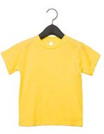 Canvas Kleinkind T-Shirt aus Baumwolle, kurzarm, Asphalt (Solid) 2 Jahre, CV3001T – Giallo