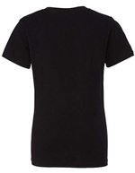 Canvas T-Shirt aus 100% Baumwolle für Kinder, Asphalt (Solid) L (14/16 Jahre), CV3001Y – Black