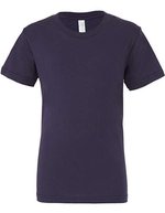 Canvas T-Shirt aus 100% Baumwolle für Kinder, Asphalt (Solid) L (14/16 Jahre), CV3001Y – Navy