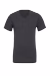 Canvas T-Shirt Col V en Coton-Polyester, Dark Grey Heather S, CV3005CVC – image 3