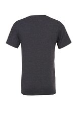 Canvas V-Ausschnitt T-Shirt aus Baumwolle-Polyester, Dark Grey Heather S, CV3005CVC – Bild 4
