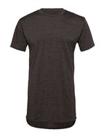 Canvas Langarm T-Shirt aus gekämmter Baumwolle, Black S, CV3006 – Dark Grey Heather